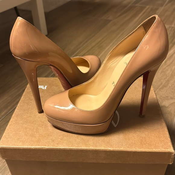 Christian Louboutin Patent Leather Platform Heels size 38 - Picture 3 of 8